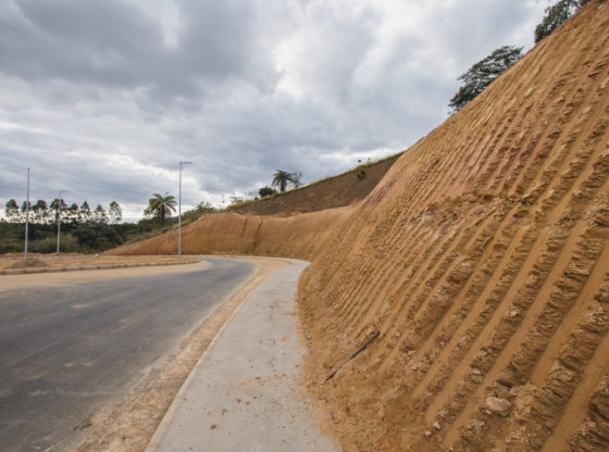 terraplanagem em construção